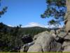 Blick auf Mount Jasper und Mount Neva