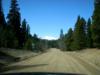 ... ein Stck weiter auf der James Canyon Road hrt der Teer ebenfalls auf ...