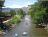 ... einmal umdrehen - Blick nach Westen - und den Sommerspass der Studenten von der Colorado School  of Mines sehen ...