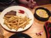 Steak, Fries and Macaroni n` Cheese