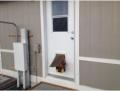 Saturday 9.8.2014 - Doggy Door ist eingebaut