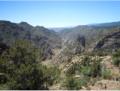 Blick nach Osten zum Eingang vom Gorge bei Canon City