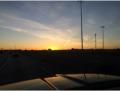 Thursday 7.4.2016 - Sonnenaufgang auf der I25 ...