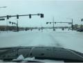 mittags um halb 3 Uhr in Parker - nichts los und selbst auf den Hauptstrassen noch Schnee