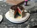 ... Sam's Rainbow Cake   *yumm