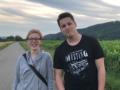 Thursday 14.6.2018 - Sam macht einen Spaziergang mit Corinna und Julian in Rheinfelden