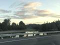 Sonnenuntergang am Cowlitz River ...