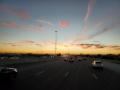 Friday 22.10.2021 - Sonnenaufgang auf der I-10 Richtung Phoenix ...