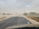 Thursday 3.11.2022 - Sandsturm vor dem Unwetter ...