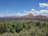 ... zuerst zum Sedona Airport Scenic Lookout mit Blick über das "neue" Sedona ...