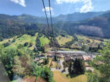 ... weiter ging es von Lauterbrunnen auf die Grütschalp ...