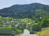 ... weiter über kleine Seitensträsschen nach Österreich ...