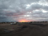 Thursday 11.1.2024 - Sonnenaufgang in Mesa - und dann kam der Regen und heftiger Wind